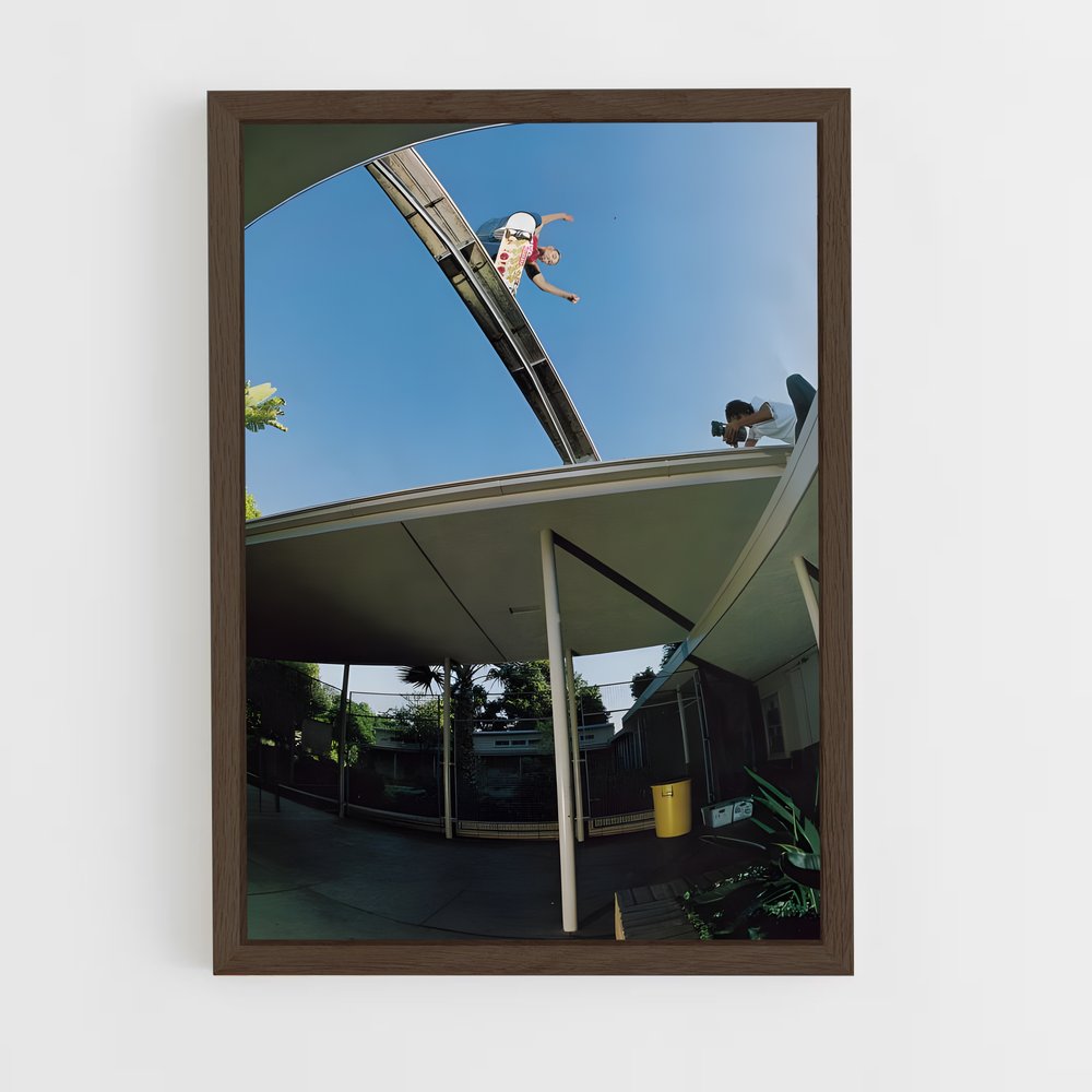 Poster Trickster sur Rampes – affiche Skateboard (vue 5)